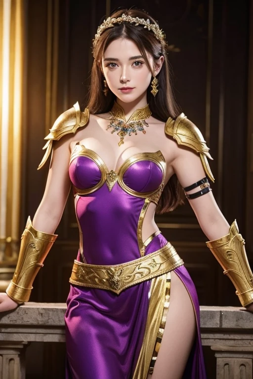 Femme de 25 ans, Chevalier, mythologie, Colorful armor, sexy