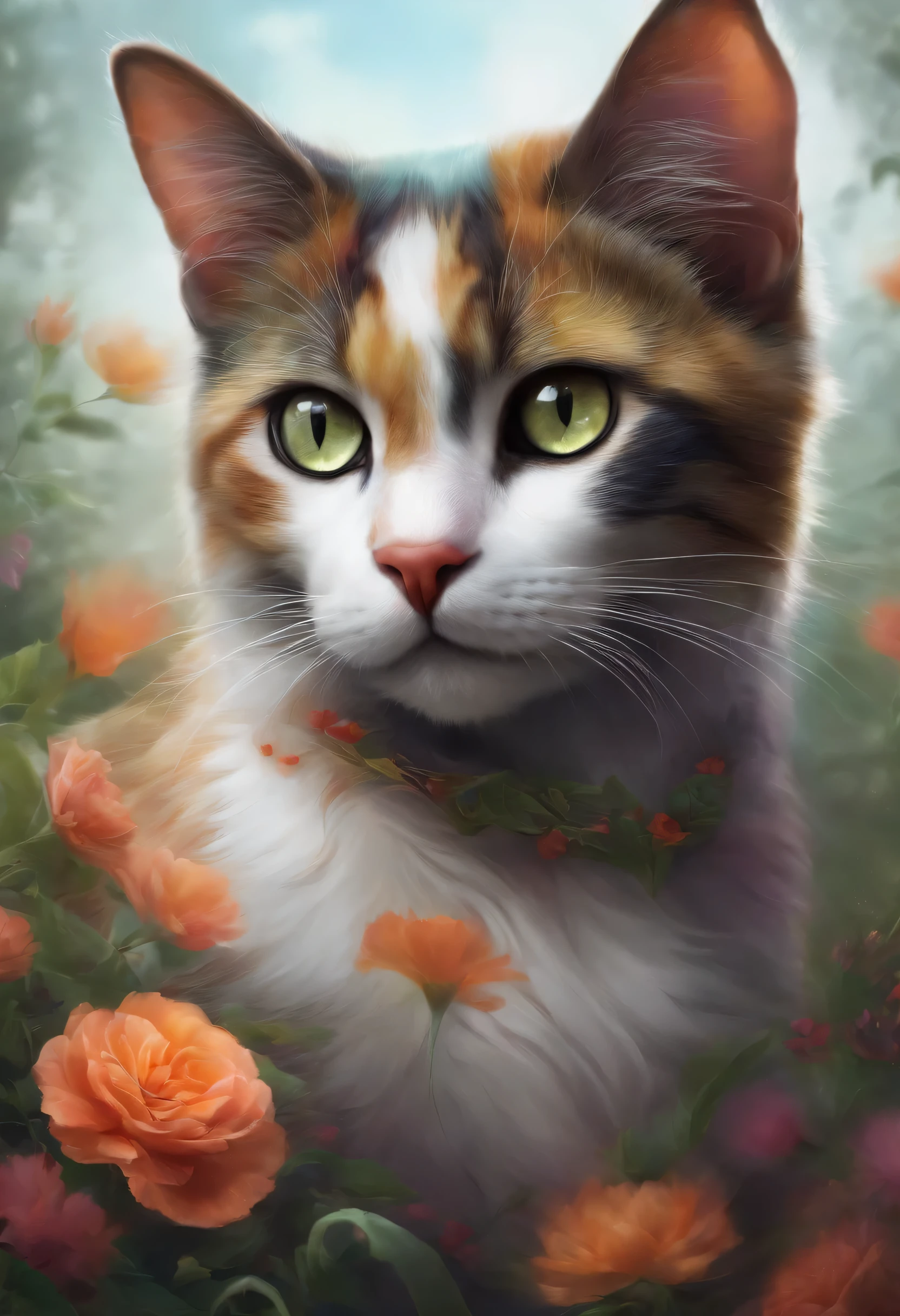 Create a half-human, half-cat hybrid