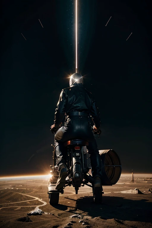 space farmer riding a mutant hourser
