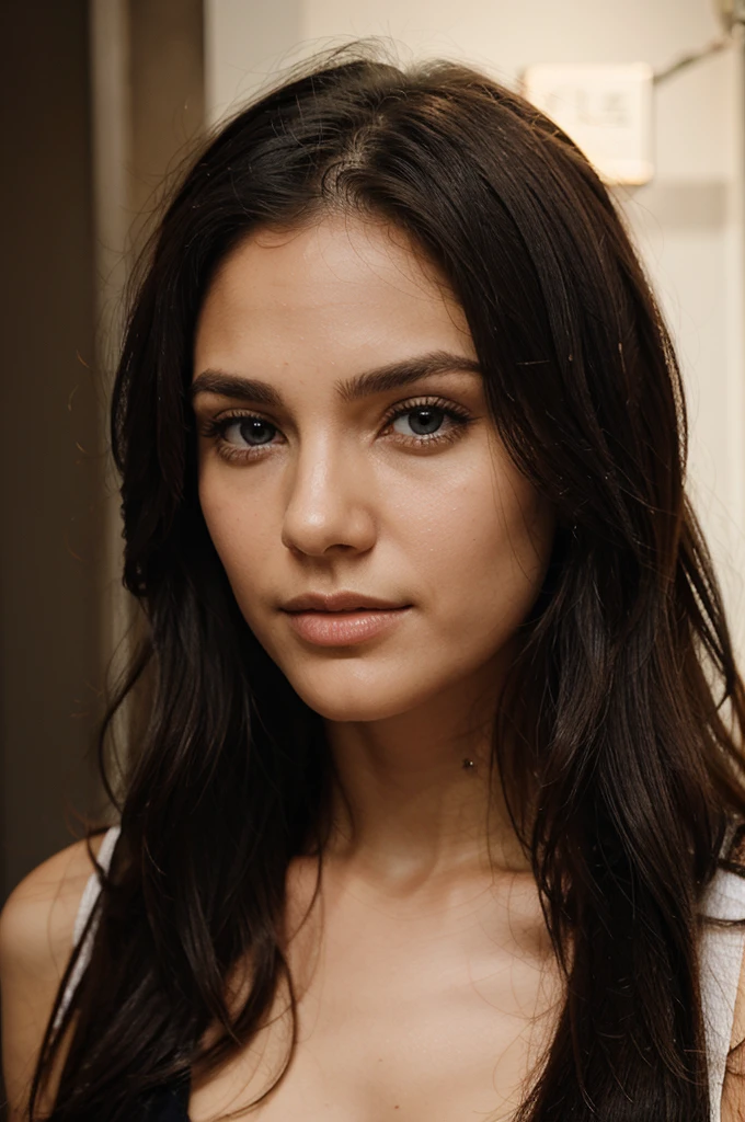 Rapaz pardo com olhos de cor preta, cabelos longos e barba rala, and fine facial features