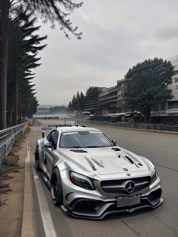  Mercedes, ，(LB-Works Full Version: walk)、(86 Gas Turbine)、(drift)、Sponsor logo、future、Racing Specifications、(Gorgeous design)、Live Recording、detail、Deep Edge、Wide tires、Track、Turn on the light