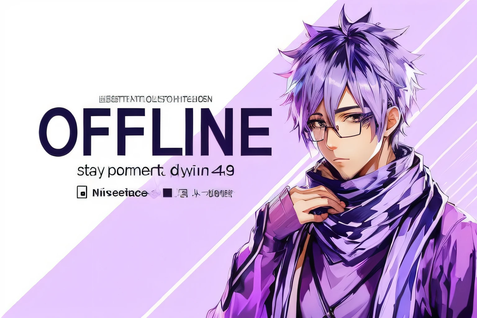 man with glasses and a scarf on his head, anime twitter, clean anime outlines, anime Mo artstyle, Official Behance HD Fan Art, a twitch streamer, furaffinity!!!!, Discord profile picture, high quality anime style, pin anime, furaffinity, anime style character, like an anime character, clean detailed anime style, anime style 4k