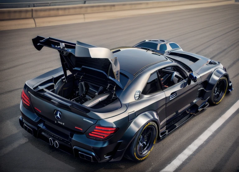 Mercedes, GLK -2013,(LB-Works Full Version: walk)、(86 Gas Turbine)、(drift)、Sponsor logo、future、Racing Specifications、(Gorgeous design)、Live Recording、detail、Deep Edge、Wide tires、Track、Turn on the light