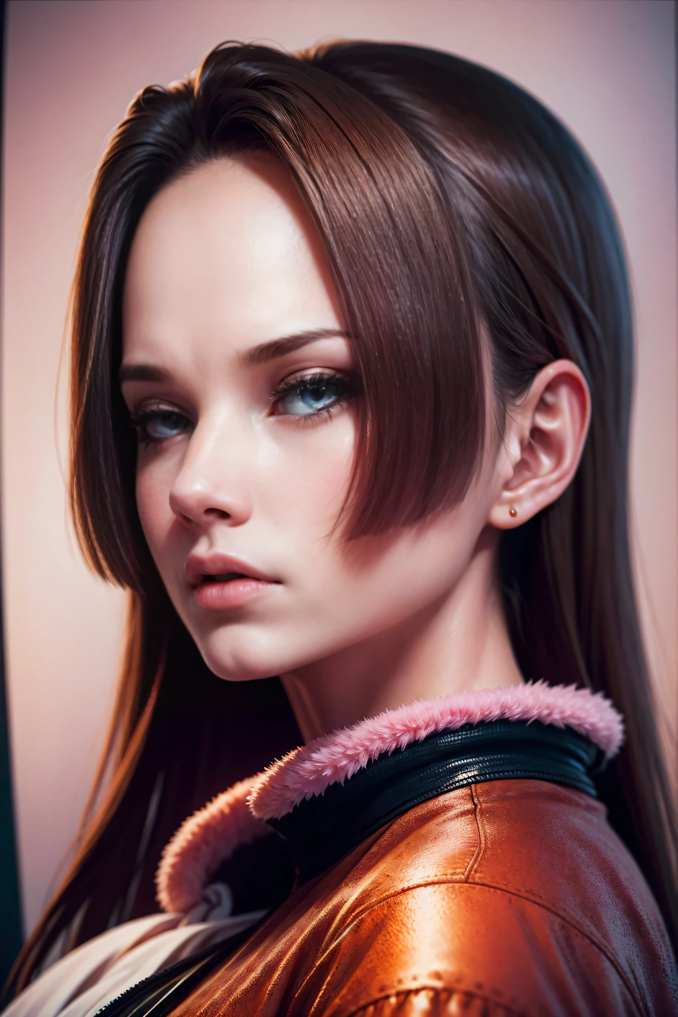 A girl with Boa Hancock as the main theme. She has a mole under her eye and is adorned with jewelry, including an anchor choker and a garter. Her expression is a pout, giving her a cute and playful look. The artwork has a border, giving it a framed and finished appearance. The depth of field is used to create a sense of focus on Boa Hancock, while the surrounding elements are slightly blurred, adding a cinematic touch. The lighting is dramatic and cinematic, with strong contrasts and vibrant colors. The artwork has a touch of chromatic aberration, adding a subtle artistic effect. The level of detail is exceptionally high, capturing every aspect of Boa Hancock's features, including her textured skin and vividly expressive eyes. Overall, the artwork is a masterpiece, showcasing the intricate beauty of Boa Hancock in a stunning and captivating way, perfect hands
