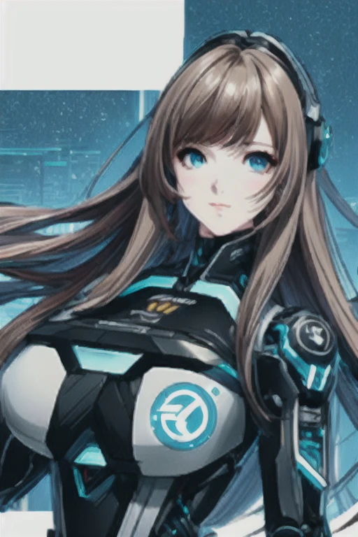 a close-up of a person with long hair and a robot suit, cyborg - garota, perfect android garota, cyborg garota, android heroine, mulher ciborgue de anime perfeita, beutiful garota cyborg, Biomechanical Oppai, anime cyborg, cute cyborg garota, beutiful white garota cyborg, totally robotic!! garota, anime manga robot!! anime garota, cyberpunk anime garota