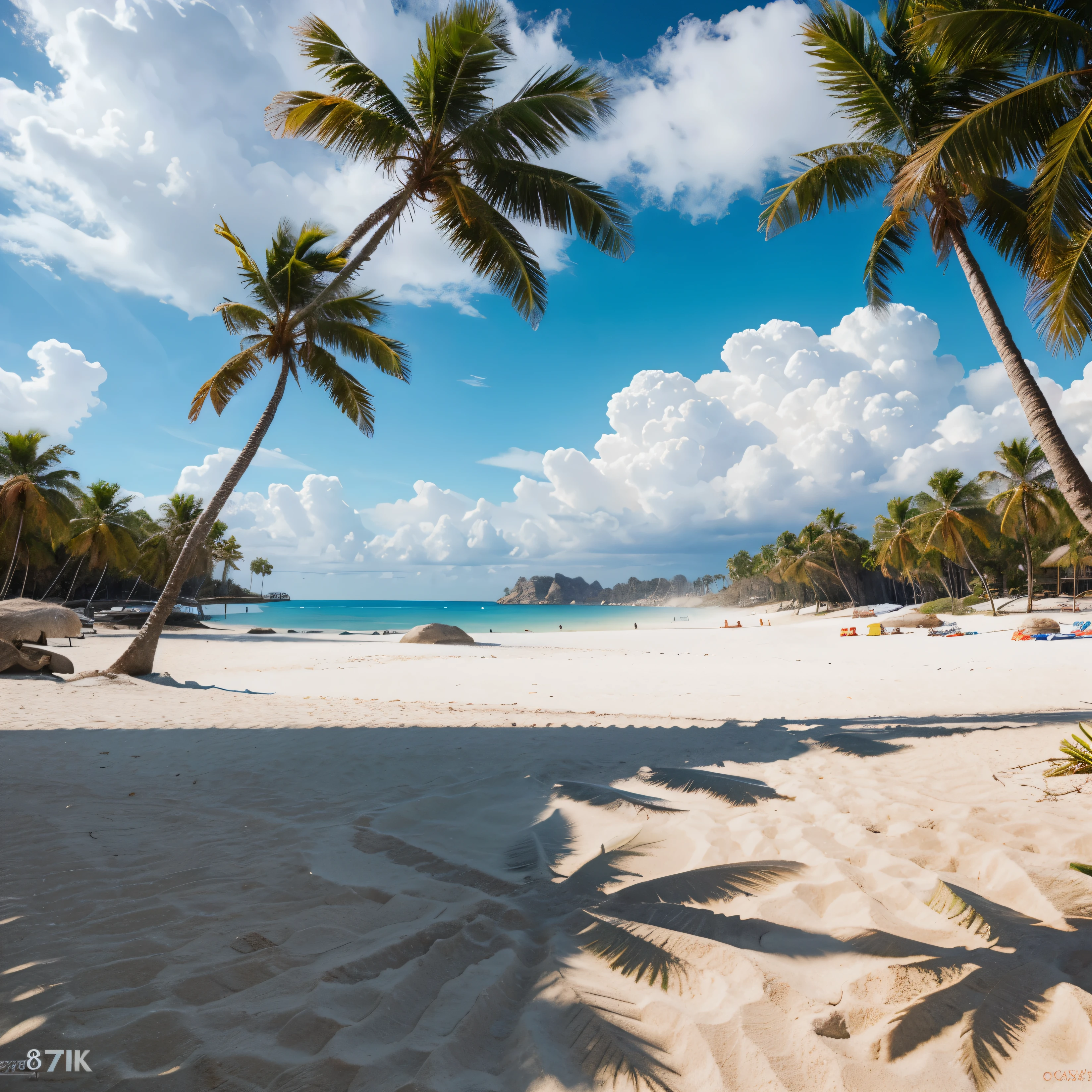 extraordinary and beautiful white beach, palms
realistic, 8k, masterpiece, high detailed