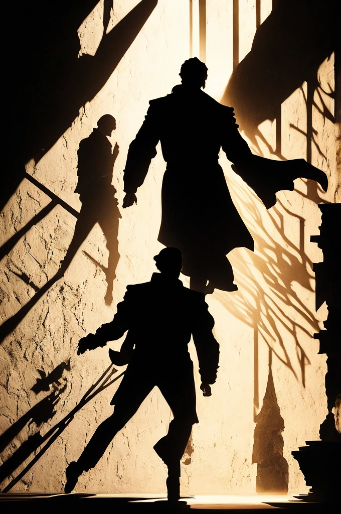 In the dim light of an unfamiliar environment, shadows dance around a dim light, creating contrasts that delineate the unknown and the familiar. The light casts distorted shapes on the walls, suggesting hidden figures and long-buried secrets. In the air filled with mystery, each shadow tells an unspoken story,
each contrast reveals an underlying conflict. In this game of light and darkness, the truth hides in the deepest shadows. What secrets will be revealed when the light of truth finally penetrates this enveloping atmosphere?