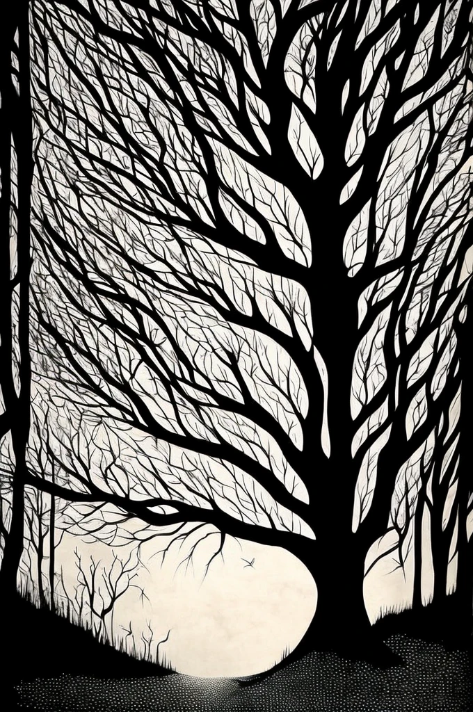 Amidst the dense darkness, subtle details emerge like clues to an ancient enigma. At first glance, only shadows and silence fill the environment, but keen eyes will notice small details that defy logic. A shadow that steals between the branches of a tree, a distant whisper that echoes on the night breezes,
or a faint light that flickers in a dark corner. Every detail, however subtle, suggests a deep mystery, provoking the viewer's imagination and awakening the desire to uncover the secrets hidden in the darkness.