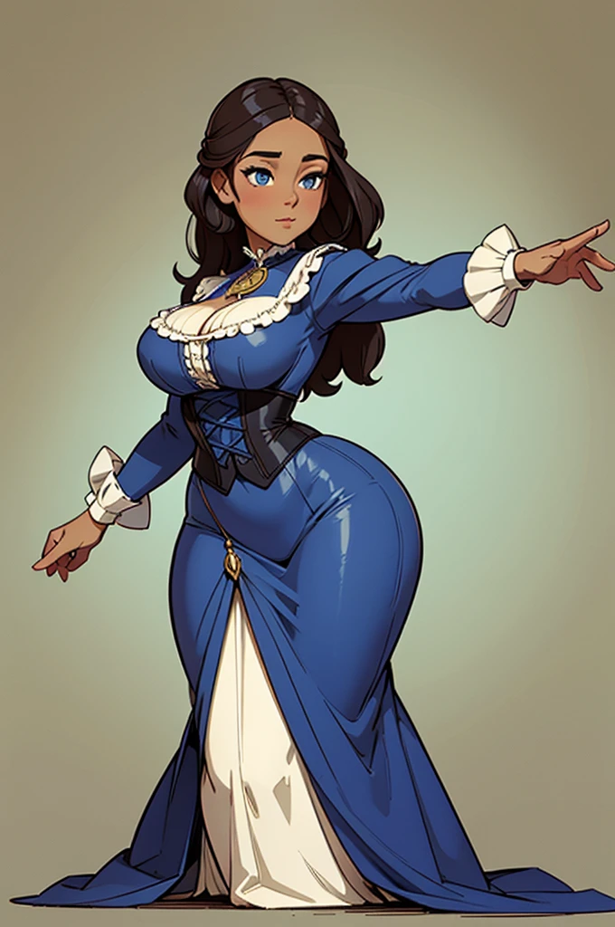 A beautiful Aristacrat woman with soft facial features who embodies old fashioned class, sophistication, elgance as well as wholesome, natural beauty. curvy, thin-waist, wide-hips, swaying-hips. Oppulent historically accurate victorian dress.
