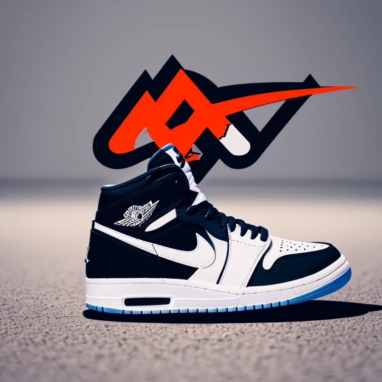 Generar un logo para una tienda de tenis de jordan y nike minimalista
