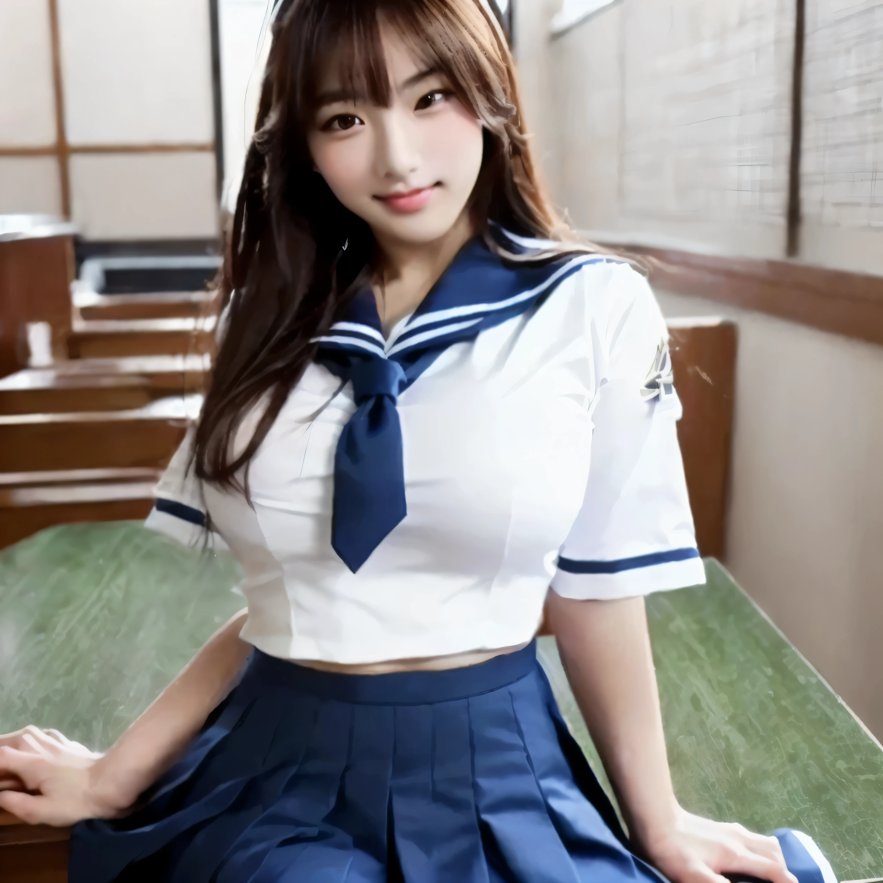 athletic body,muscular body,adult female body,shoulders,broad shoulders,extremely huge breast,abs,extremely thick thigh,very big thigh,extremely big hips,extremely huge hips,extremely beautiful girl,very cute girl,super beautiful girl,arafed asian woman in a cheerleader outfit posing for a picture, beautiful south korean woman, korean girl, gorgeous young korean woman, sporty physique, beautiful young korean woman, beautiful asian girl, korean woman, gorgeous chinese model, sexy hot body, jaeyeon nam, attractive sporty physique, fitness model, japanese goddess, fit girl, japanese model, sexy girl,Close-up of a woman in uniform taking a photo, Japanese Model, Attractive body, Japanese girls uniform, a Surreal school girl, japanese , Girl in uniform, Surreal school girl, Japanese Goddess, cute , Enchanting anime girl, Perfect body, Acquiring Japanese , JK Uniform, Sailor suit, Korean Girls, Sexy Body