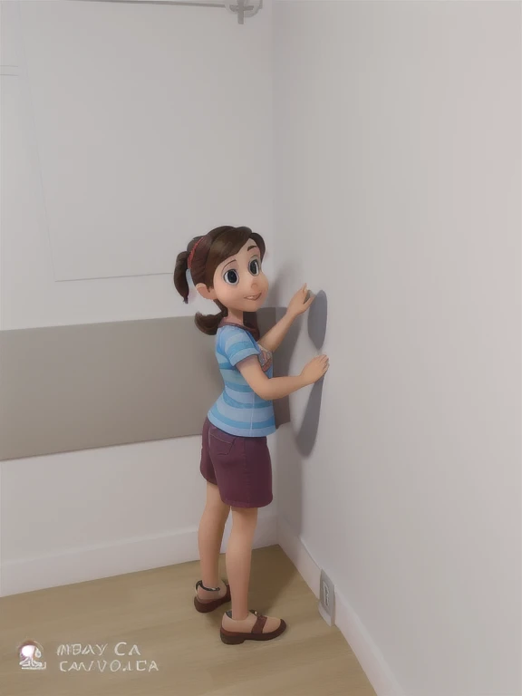 uma clara estilo disney pixar, alta qualdiade, melhor qualdiade