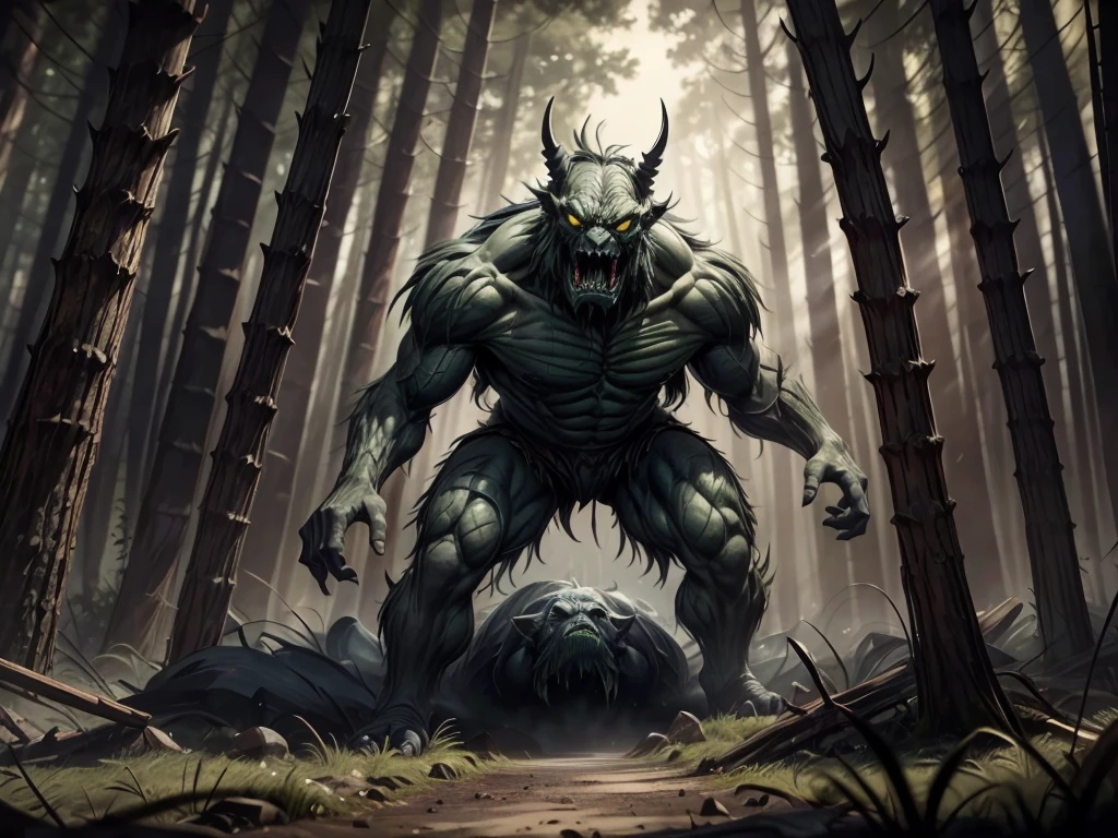Generate a scp monster that can use a punch only no any abilities and punching the people but they won't kill them
