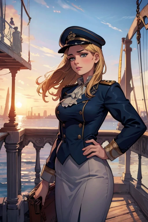 titanic reimagined as a 26 year old capitaine girl