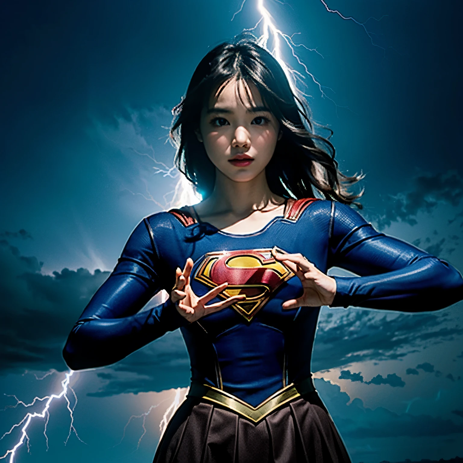 Supergirl、Catching lightning with both hands、