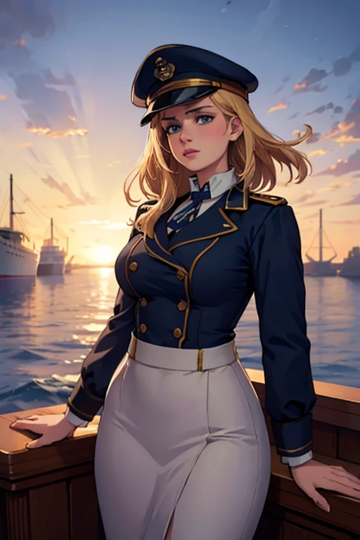 titanic reimagined as a   26 year old capitaine girl