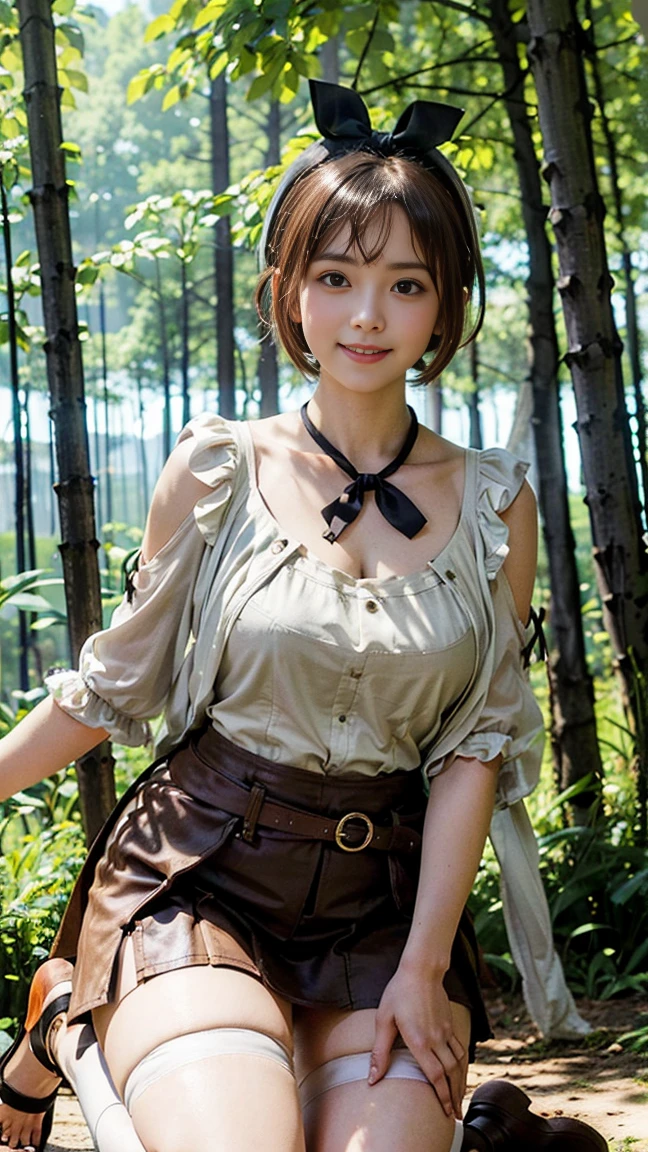 masterpiece:1.2, best quality), realistic, (real picture, intricate details, depth of field), (1girl, solo), make up, parted lips, highly-detailed, perfect face, (skindentation), thick thighs, wide hips, small waist, tall, glossy coral lips,, (A girl in a wedding dress with flowers in hands )), sexy, blushing, Mikasa from AOT