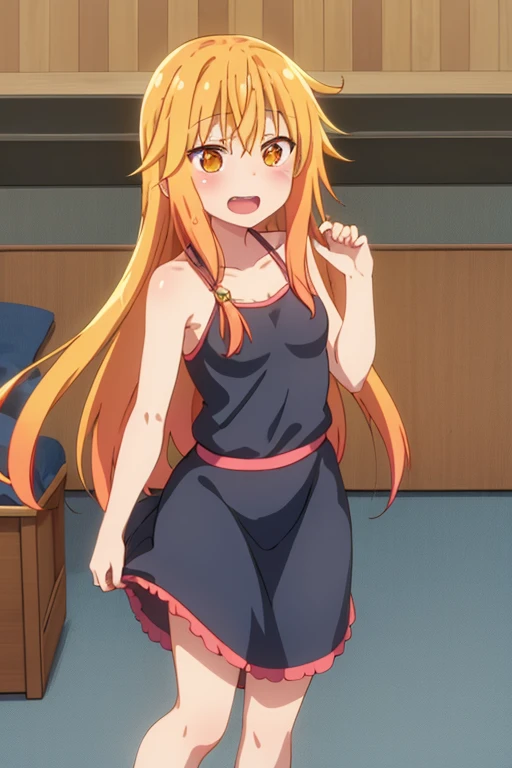((highest quality)), ((masterpiece)), (be familiar with), Perfect Face, indoor, Bedroom, Watching the audience,
One woman, Thor,
Open Mouth, Ecstatic expression, blush, smile,
Small breasts, Flat Chest, Young Girl, , , Girl,
Long Hair, Golden Hair, Orange eyes, Long Hair,
Leg spread,
