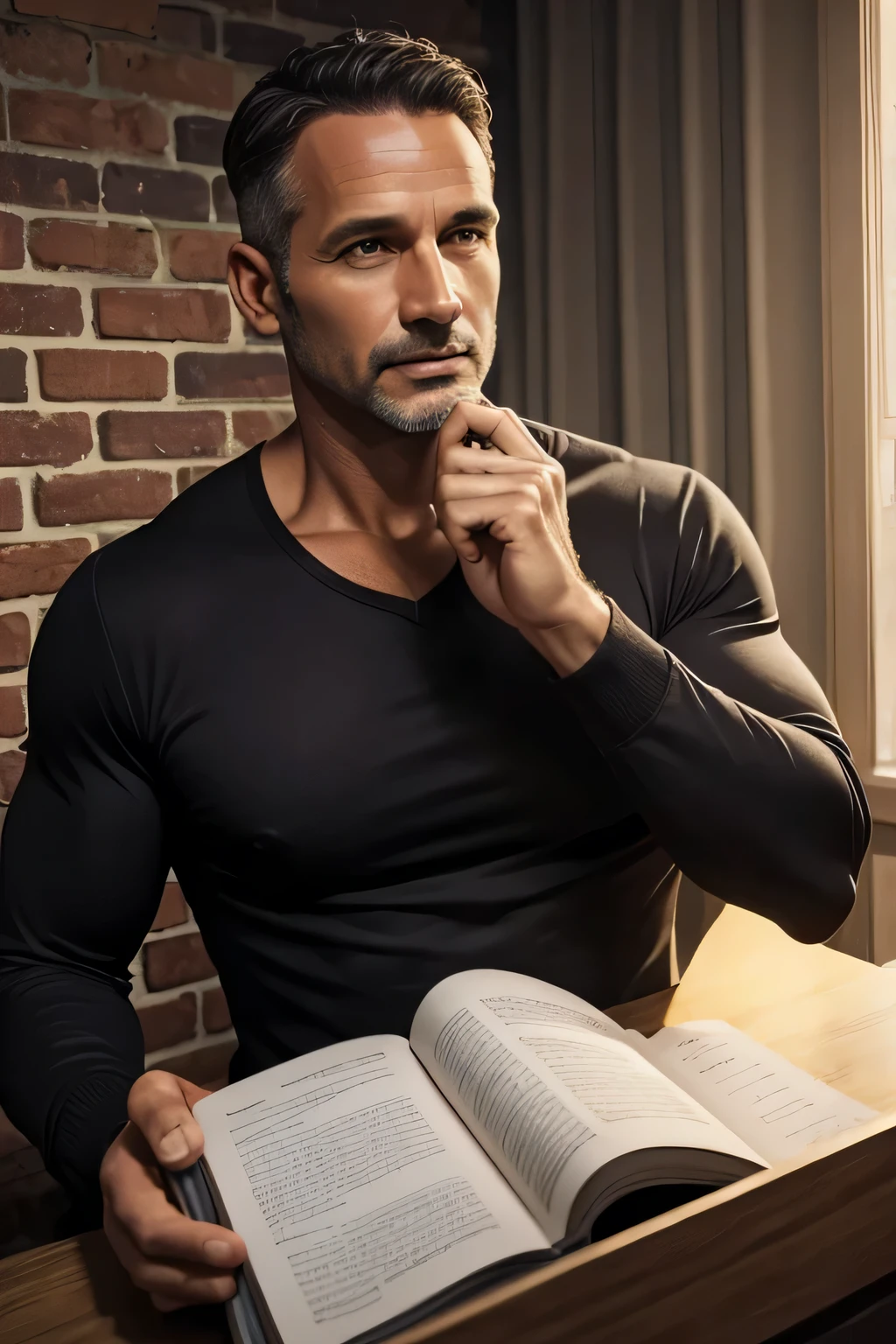 BEAUTIL MAN AROUND 45 YEARS OLD