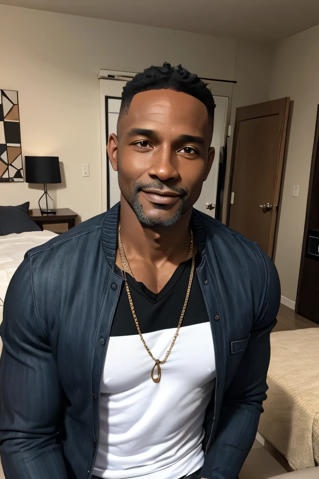 BEAUTIFUL BLACK MAN AROUND 45 YEARS OLD