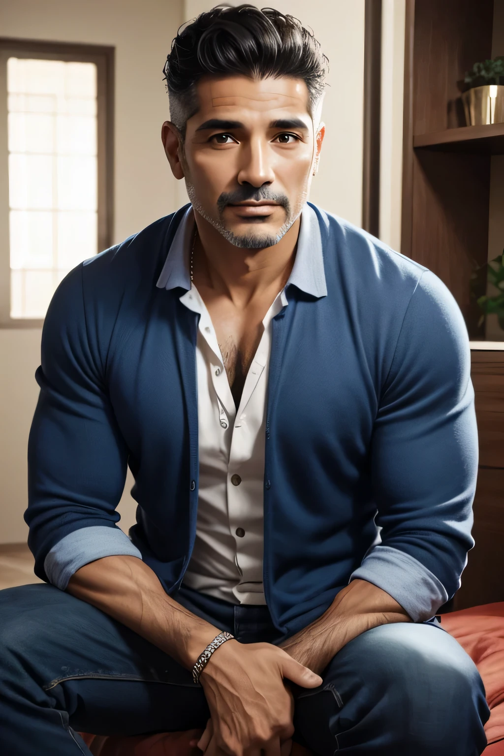 BEAUTIFUL LATINO MAN AROUND 45 YEARS OLD
