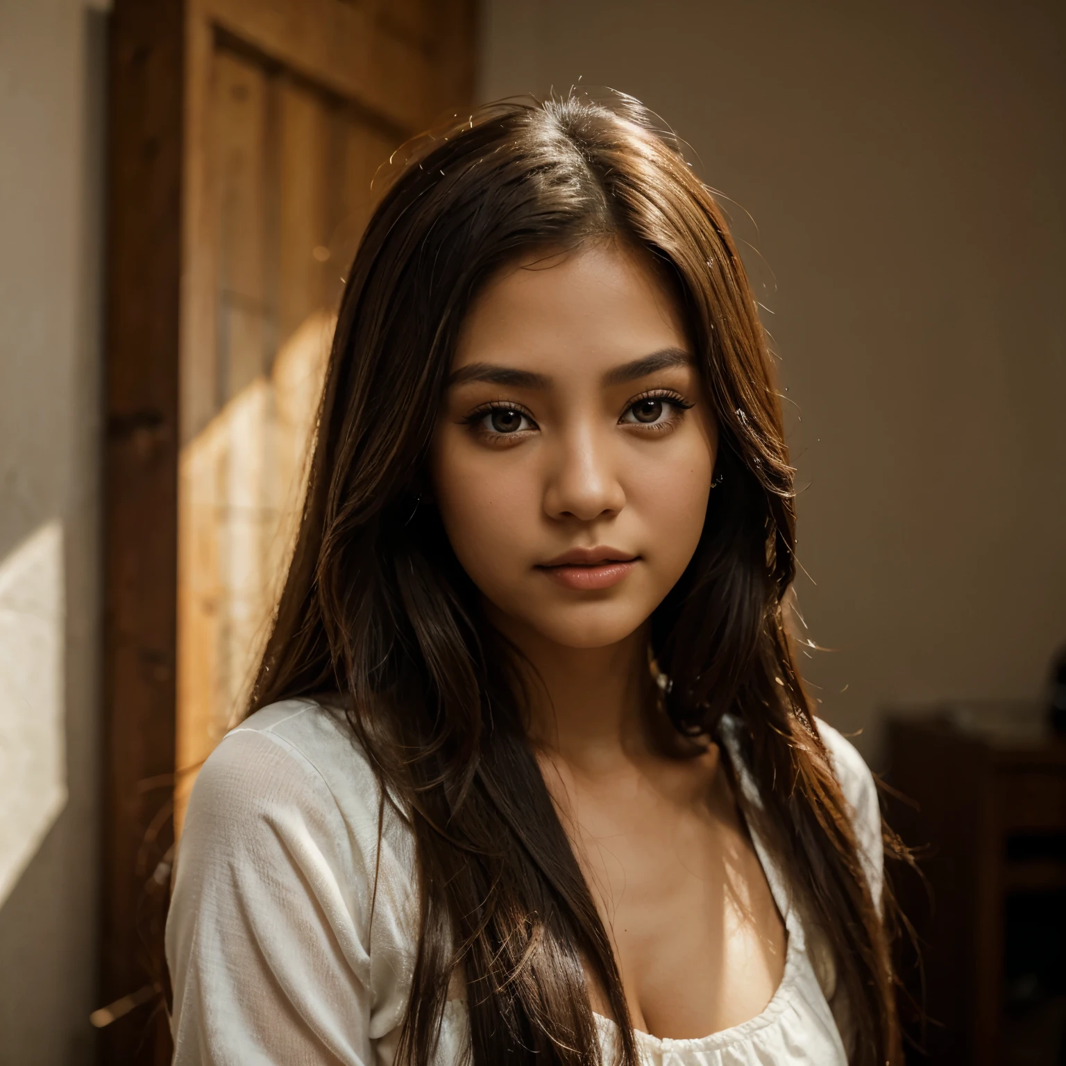 beautiful girl, singer, dark eyes, light brown eyes, Filipina,