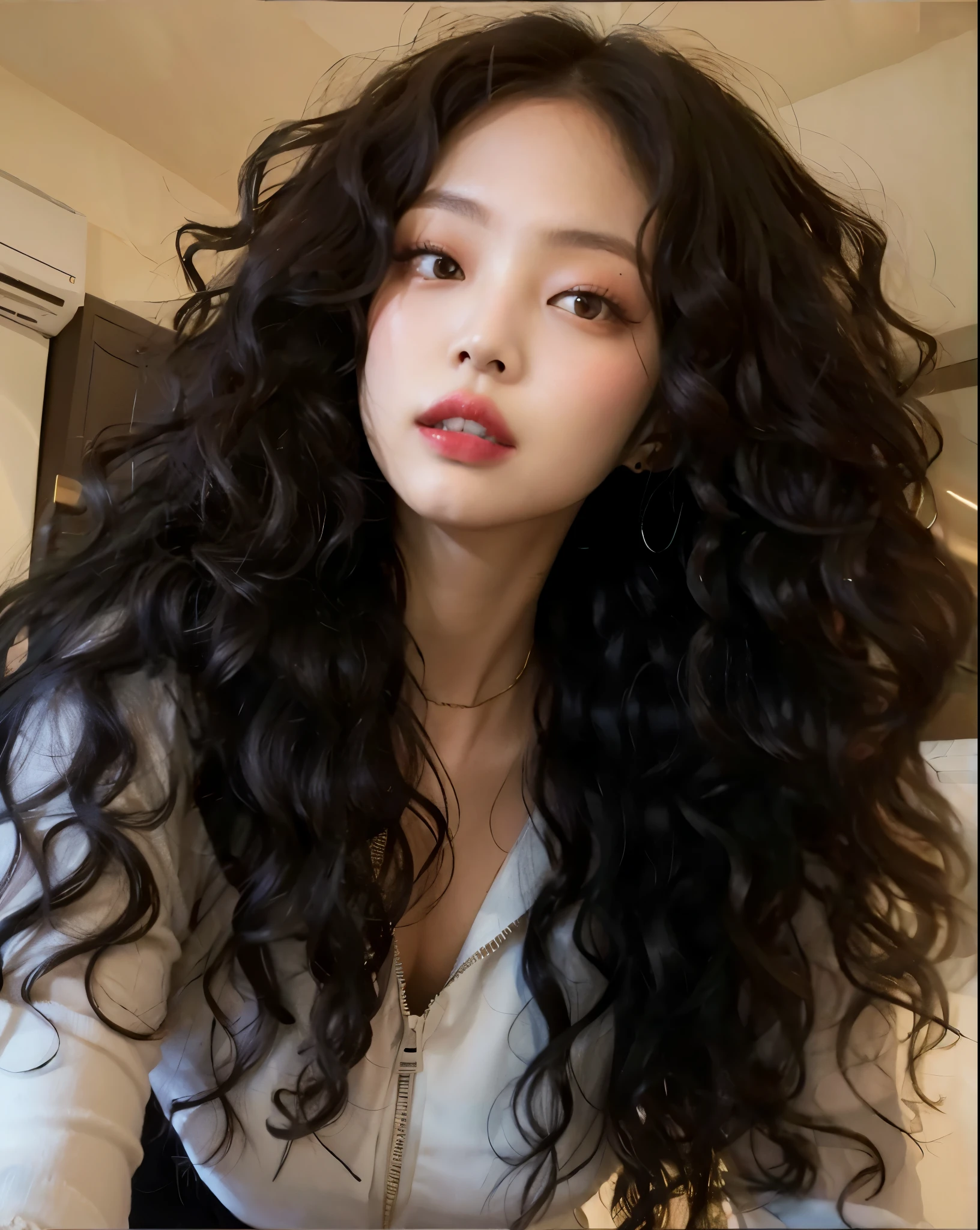 Jennie Kim do Black pink, ultra retrato, HD, 8K.
