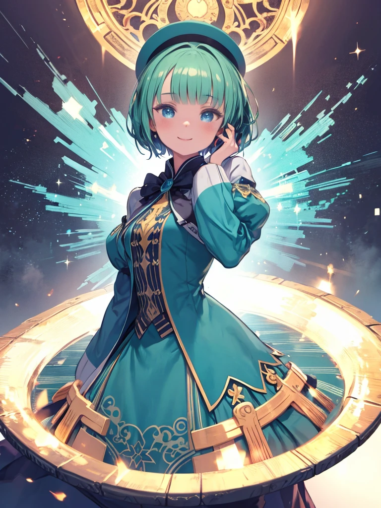 masterpiece, best quality, 1girl, medium red-scarlet-crimsor hair color ,vetage hair cut style ,blue-green mixed sharp anime eyes color and style ,tears drop stric in eyes,crystal blue -cyan colored ear-rings on both ears , necklace with golde made ,wearing white strapless dress ,sleevless ,puts her hand together as she praying , ,black as cosmo background ,brights coins falling from skies in golden color ,4K pic ,high details ,