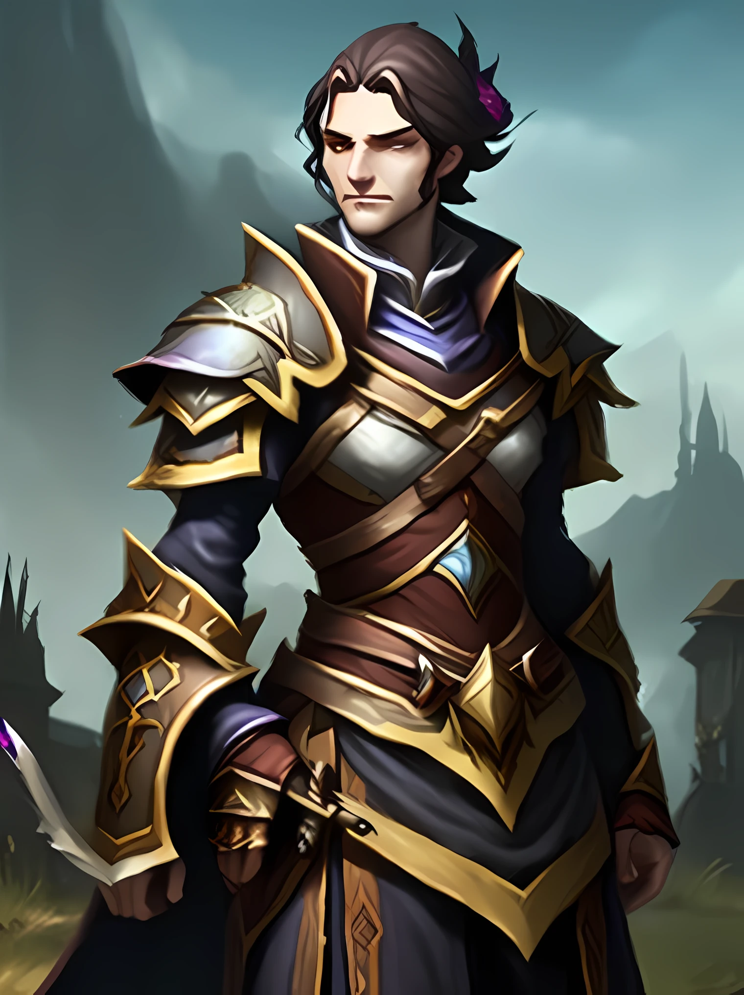 Gramaton cleric in black