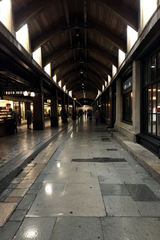 Old underground shopping street