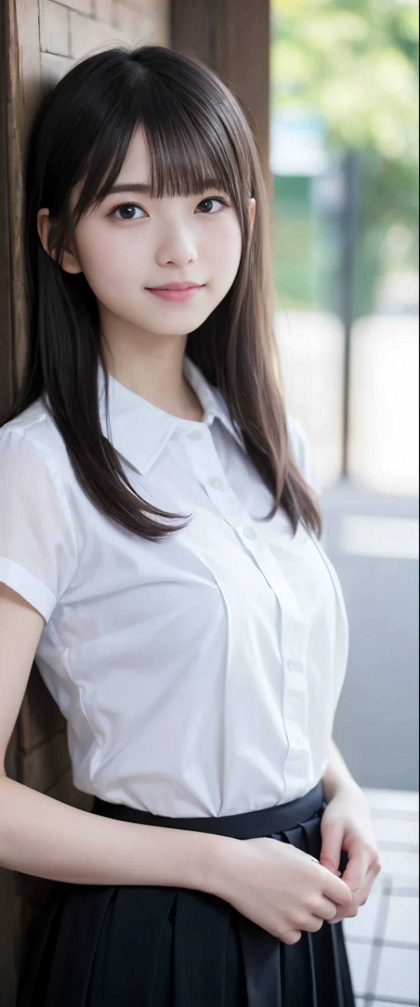 (masterpiece, highest quality:1.2), 8k, 12才のFull nudityの女の子, 85mm,Official AR RAW Photos, スーパースリムなスレンダーbeautiful girl, skirt、上Half BodyHalf BodyFull nudity、He rolled up his sleeveless white shirt.、Showing off your breasts、Beautiful medium breasts、Show me your ears、Naked girls photoshoot、Full nudity, Cute face, close, Half Body, It was a race, Gardenia, beautiful girl, , Thighs, Short sleeve, Station platform、 Looking at the audience, No makeup, (Big smile), Film Grain, chromatic aberration, Sharp focus, Face Light, Bright lighting, 10 generations, Detailed face, Background Blur, (Dark red tie:1.1)、(((((( girl with her shirt tucked up))))))、((((((12才のFull nudity女子高生)))))、Tight waist、Embarrassing pose、Shy and nervous girl、 Sad face