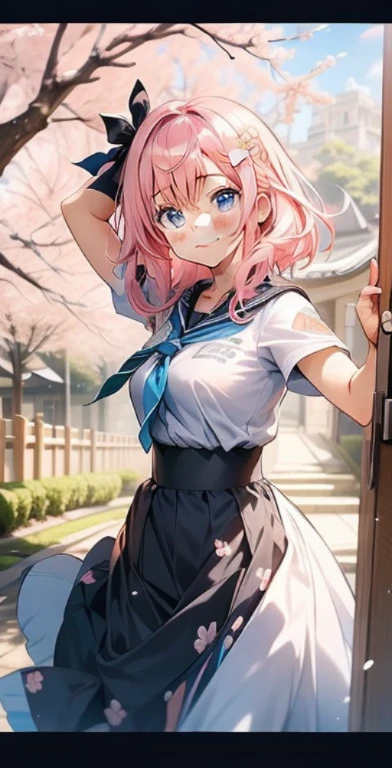 The strong wind is showing her white cotton panties、The strong wind is showing her white cotton panties、Kyoko Otonashi Maison Ikkoku Low Angle、Long skirt、強風でHolding the flipping skirt with your hand、The strong wind is showing her white cotton panties、:((Holding the flipping skirt with your hand))
