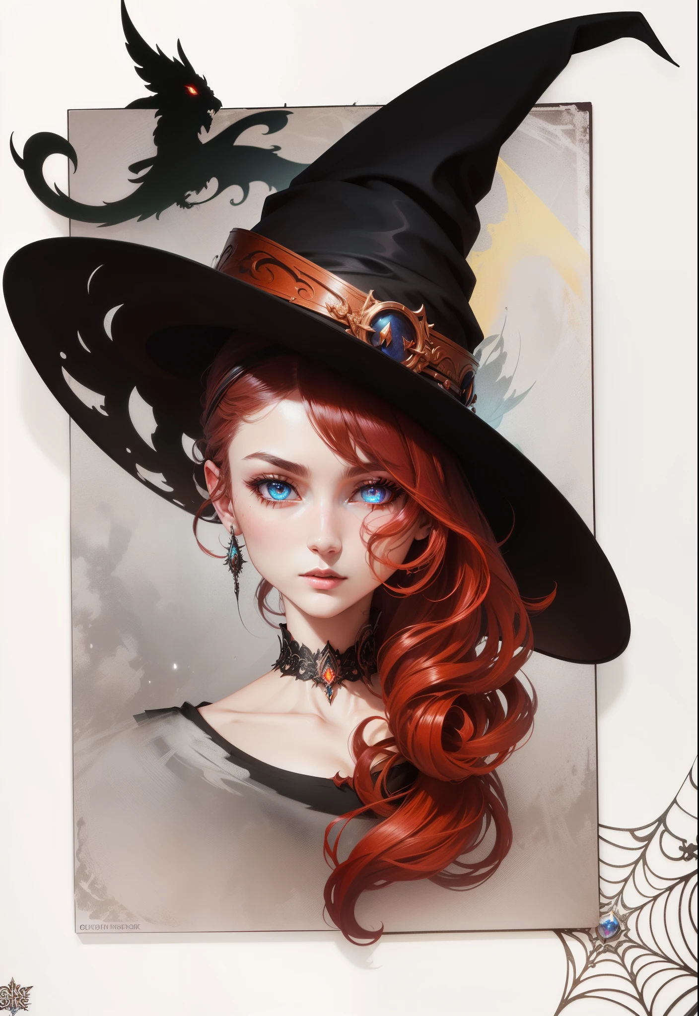 witch, masterpiece, better quality, (чрезвычайно подробные обои CG Unity 8k), (better quality), (Best Illustration), (Best shade), absurd, epic art, great poses, beautiful detailed shine, background glowing glow, crazy details