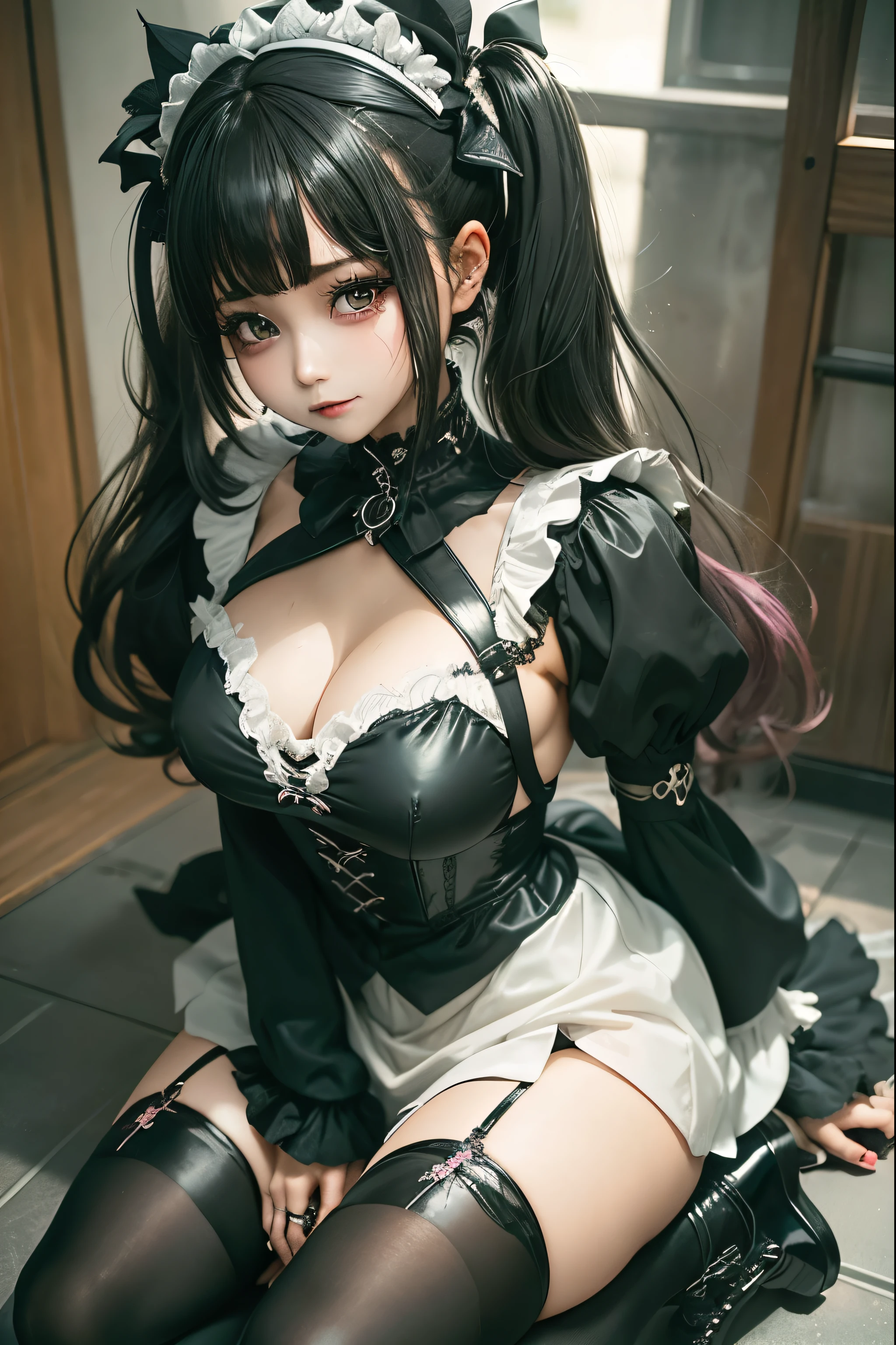 Hard Dark Gothic Makeup、Insanity、deep night sky、Horror、Black dark eyeshadow、cry、Sad、Good skin radiance、Dark Gothicメイク、Dark smile、Restless Palace、Expression of sexual arousal、The beauty of fragrance、22 years ago、Expression of intense sexual pleasure、Embarrassed look、Dark Gothic、Gothic ta、Bell Sleeves、Wizard Sleeve、Obscene language、highest quality、Five Fingers Reference、Sweat glistens on my chest、Expression of sexual pleasure in the midst of suffering、Drunk face、Maid clothes 、Noble、A face that is holding back the toilet、sexy gothic clothing、My body is wet and shiny、Super sexy、Lots of glitter on the thighs、I'I'm sweating a lot、Loving smile、Twin tail hair、My thighs are so wet、jet black ruffle skirt、Right blue eye, Left eye is red、Super bewitching pose、Knee-high socks、Thigh-high socks、Lots of sweat and sticky thighs、Shiny thighs、Sweat glistening on thighs, The whole body is glistening with sweat、glamorous、Platform Heel Shoes、pretty sweaty、My thighs are sweaty、Heavy makeup、The breast size is modest、Black lipstick、A deep dark gothic long dress、Bright pink hair、Long Hair Straight Hair、black metal world、her thighs are a little glamorous、黒いplay the guitar、Guitar Girl、play the guitar、Guitar playing、Gothic Guitar、I have a guitar、I have a guitar、I love the guitar、Small breasts、Stained glass background、