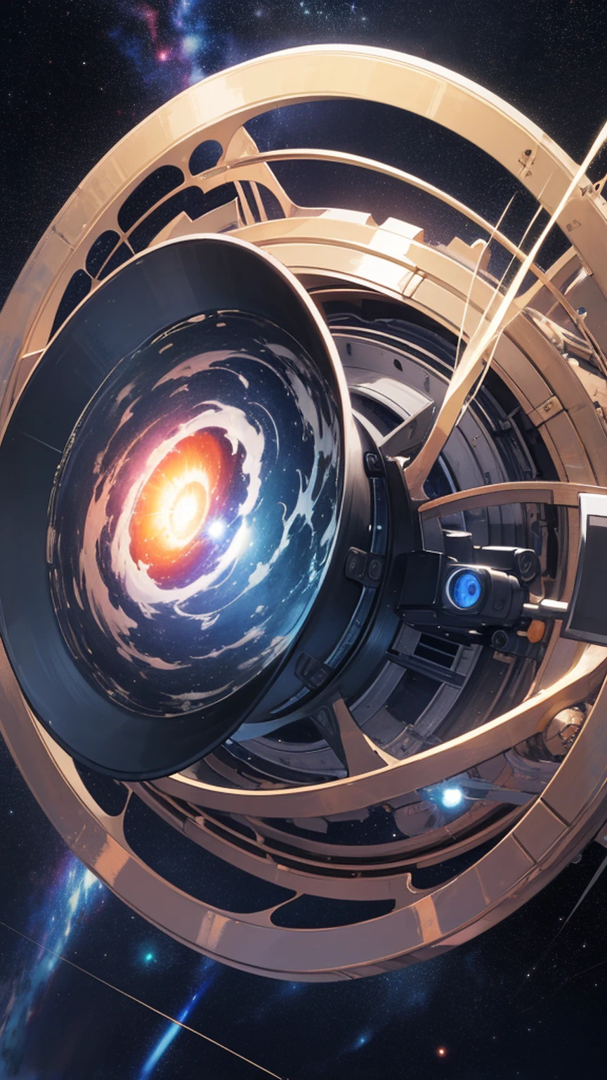 masterpiece, best quality, high quality, Extremely detailed CG unity 8k wallpaper, Depth of Field, HDR,,Reality,Extremely detailed, Wheels within wheels, High Detail, universe, space, galaxy, Star, planet, astronomy, universe, skyline, nebula, Black Hole, Solar System, universe射线, Supernova, deep space, Astronomical objects