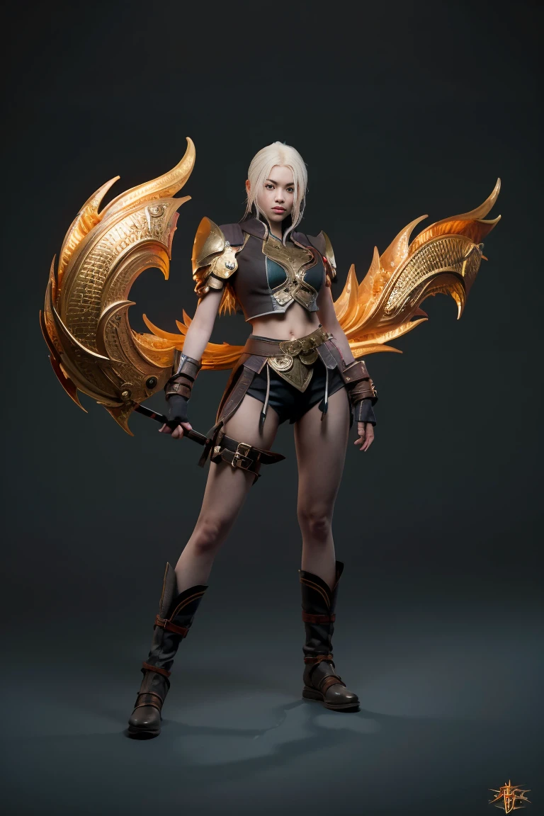 ((Full body photo, standing, feet on the ground)), Game character standing drawing design,Hell monsters,short,Strong limbuscle explosions,Covered with scales and barbs,cunning,shadowy,uncanny,terroral,scythe,Fighting posture,(full bodyesbian:1.4),with black background,clean backdrop,depth of fields,high light,Real light,Ray traching,OC renderer,UE5 renderer,Hyper-realistic,best qualtiy,8K,Works of masters,super-fine,Detailed pubic hair,Correct anatomy,