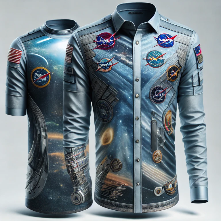 (masterpiece, best quality:1.2), camisa, astronauta, camisa de astronauta, traje de astronauta