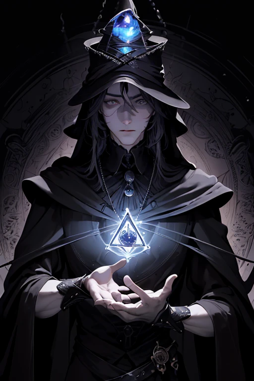 (Masterpiece, Best quality:1.4),(absurdes, high resolucion, Ultra detailded:1.2), (1 bel homme:1.4),(Utilisation de la magie noire:1.4),water magic,Illustrations ludiques, superpositions imaginatives, Fusion artistique,fantastical scenes, evocative narratives, Des visuels saisissants, Haut du corps,