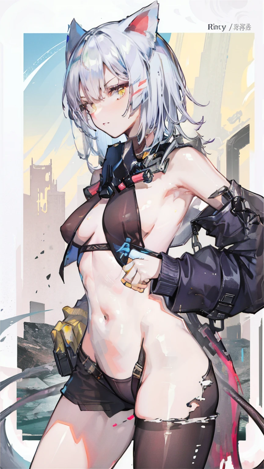 Wolf,Wolf cloak,Ruan Jia,Pino Deheny,black gem,Stupid Dog,Muscular naked women, (Delicate face), (Fine fluffy fur)