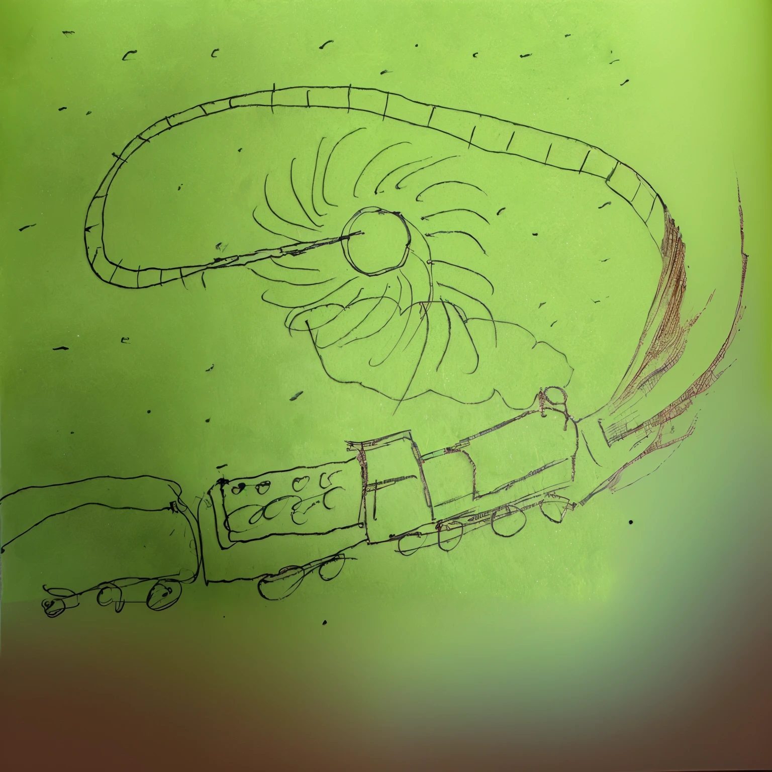 ((highest quality)), ((masterpiece)), ((Realistic)), Black Hole,steam locomotive,line,Space,star