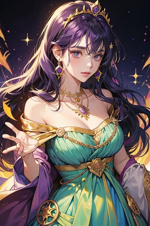 ((masterpiece), best quality, high quality, professional quality, highly detailed, highres, perfect lighting, natural lighting), Make a top-notch, highly detailed illustration, Fierce warrior with a gleaming helmet and a mighty weapon in hand, Temptress, Tall, Toned, Oval Face, Fair Skin, Dark Brown Hair, green Eyes, Straight Nose, Thin Lips, Receding Chin, Shoulder-Length Hair, Straight Hair, Long Wavy Hair, round breasts, Drop earrings, peach stain lipstick, Textile Art, provocative, Floral,Necromancer, Maverick, Short, Thin, Triangular Face, Dark Skin, Light Brown Hair, Brown Eyes with Green Flecks, [[Curved Nose]], Thin Lips, Prominent Chin, Bandholz, Bald, Side Part, A dark, foreboding swamp, filled with twisted, gnarled trees and dangerous creatures,Mantled, Lady, Tall, Narrow Hips, Diamond-Shaped Face, Olive Skin, Auburn Hair, pink Eyes, Long Nose, Full Lips, Prominent Chin, Shoulder-Length Hair, Coarse Hair, Sleek Straight Hair, full breasts, Cuff earrings, hot pink matte lipstick, The grandeur of a supermassive black hole, with its gravitational pull distorting the fabric of space itself, With a resounding boom, the explosion creates a swirling vortex of smoke and flames