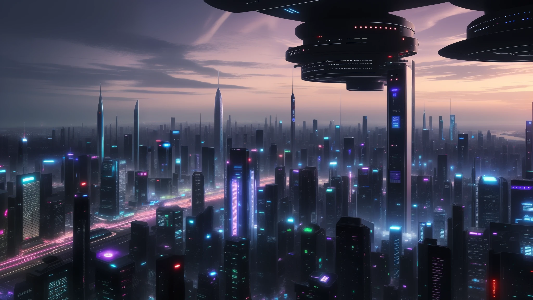 街の真ん中に巨大な赤いボールがあるFuture City, bela Future City, Cyberpunk City, 暗いFuture City, Dystopian city of the future, science fiction city, SF City, Future City, Futuristic metropolis, Future Cityの背景, Future City, Futuristic cityscape, Futuristic cityscape, Science - Fi City, Future Cityの背景
