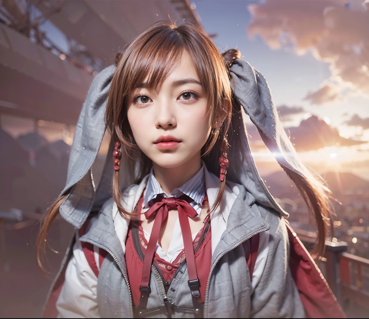 (masterpiece, best quality:1.2), (8k uhd, 16k, 32k, ultra high res), (photorealistic:1.37), (RAW photo), ultimate-realistic, ultimate-realistic details, ultimate-realistic texture, ultimate-intricate details, ultimate-realistic lighting, ultimate-realistic shadow, japanese girl, ultimate-cute face, ultimate-RAW skin, ultimate-realistic eyes, woman in powered suit, cannon mounted on shoulder, very cute face, mechanical, extremely intricate details, full body shot, ultimate photorealistic, clear stream