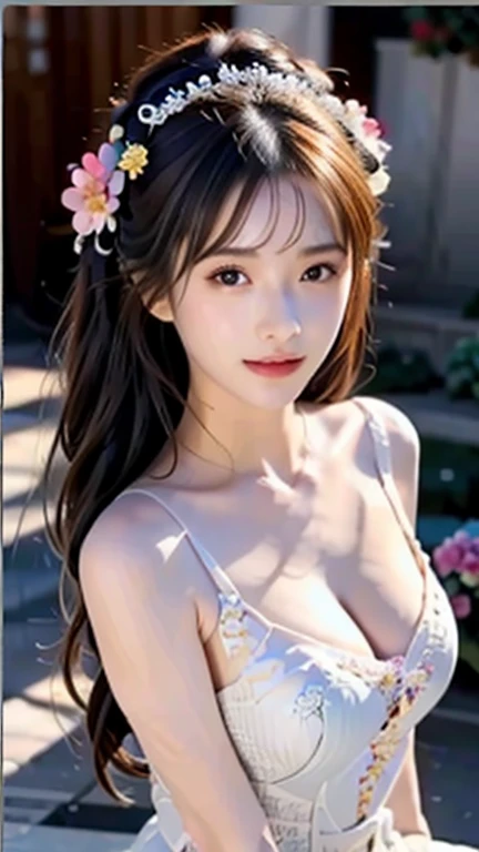masterpiece, highest quality, (Realistic, photo-Realistic:1.37), 8k, Very delicate and beautiful, wonderful, In detail, Official Art, Absurd, incredibly Absurd, Large file size, Very detailedな, Very detailed, Beautiful detailed girl, One girl, (Perfect female figure), whole body, Middle chest,