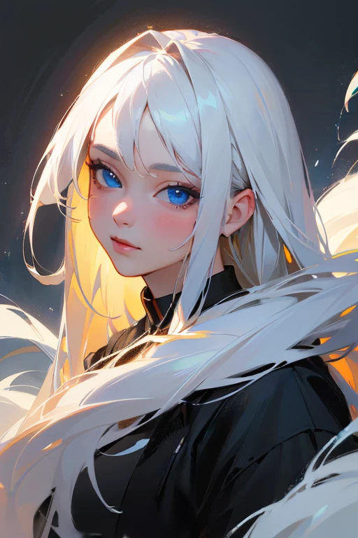 (best quality, 8k, highres, masterpiece:1.2), ultra-detailed, realistic:1.37, portrait, traditional oil painting, vibrant colors, soft lighting, beautiful detailed eyes, beautiful detailed lips, two long tails, Flowing white hair precautions：
- To better express the characteristics of the subject，I will &quot;стример, White hair, blue eyes” translated as “streamer, white hair, “blue eyes”。
- The subject of the picture is a streamer with long white hair（Game anchorman），And highlighted the details of white hair and blue eyes。
- Keyword &quot;best quality, 8k, highres, masterpiece:1.2” indicates extremely high image quality，Provides fine textures and realistic details。
- “ultra-detailed”和“realistic:1.37” further emphasizes detail and realism。
- &quot;portrait&quot; specifies the art style，Highlights the facial features of the characters in the painting。
- &quot;traditional oil painting&quot; describes the use of traditional oil painting materials and brushstrokes，Adds an artistic atmosphere to the picture。
- &quot;vibrant colors&quot; emphasizes the bright colors of the picture，Bring the whole picture to life。
- &quot;soft lighting&quot; specifies a soft lighting effect，Add a soft atmosphere to the picture。
- &quot;beautiful detailed eyes&quot; and &quot;beautiful detailed lips&quot; describe the details of the person&#39;s facial features，Ensure that the generated images do not have deformed facial features。
- &quot;two long tails&quot; means the character has two long braids，Highlights the character&#39;s modeling features。
- &quot;flowing white hair&quot; describes the flowing white hair of the character。

Please try to generate high-quality prompts according to the above requirements。If there are any problems，Please feel free to ask me questions。