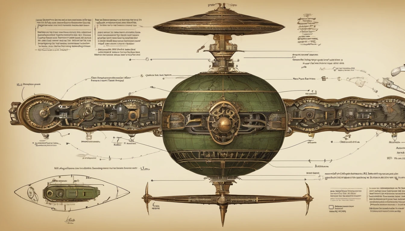 Make The Starship UPA Vedia NDD 1850. Make the Starship with dark gold with a deep green. There's a stretched out tubular ring, which is the bottom of the Starship. The tubular ring is a total of 432' long and 24' high by 24' wide. There is also a saucer section that is 72' high by 288' long by 144' wide, and it extends beyond the tubular ring by 60° to the front of the Starship. Put twin nacels about 96' apart, and 75° above the back of the Starship. It's orbiting an Earth like planet, but it is 10 times bigger. It has 12 moons that range from the size of the Earth's Moon, and slightly bigger each time.
