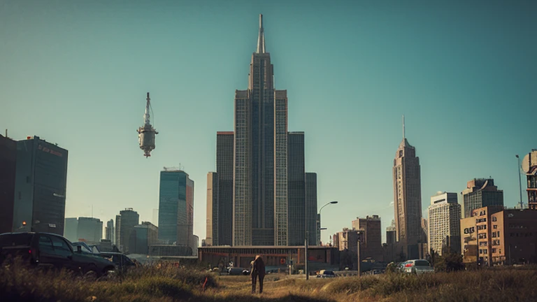 simon stålenhag,SF,Illustration, city,science fiction artwork