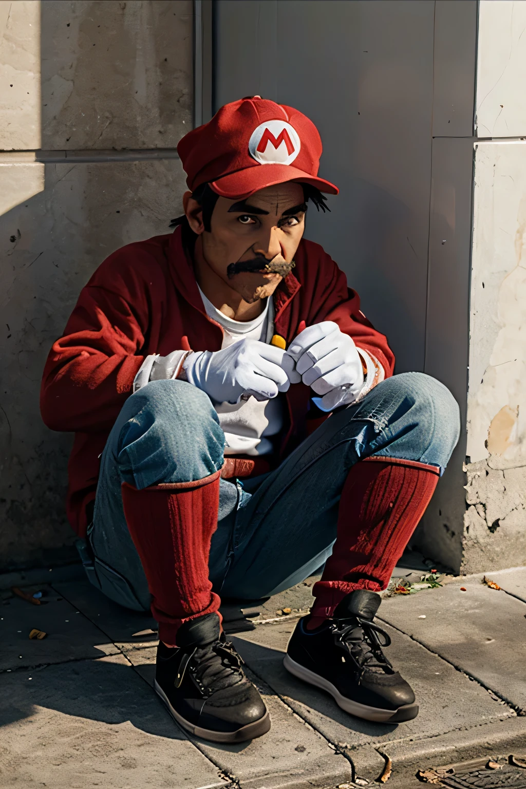 Super mario homeless
