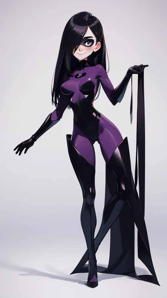 Beautiful woman with a body possessed by darkness, corpo sem roupas com tons de pele roxa escura e detalhes pretos, body completely taken over by darkness, sombra, dark, mulher com rosto de seriedade, mulher centrada