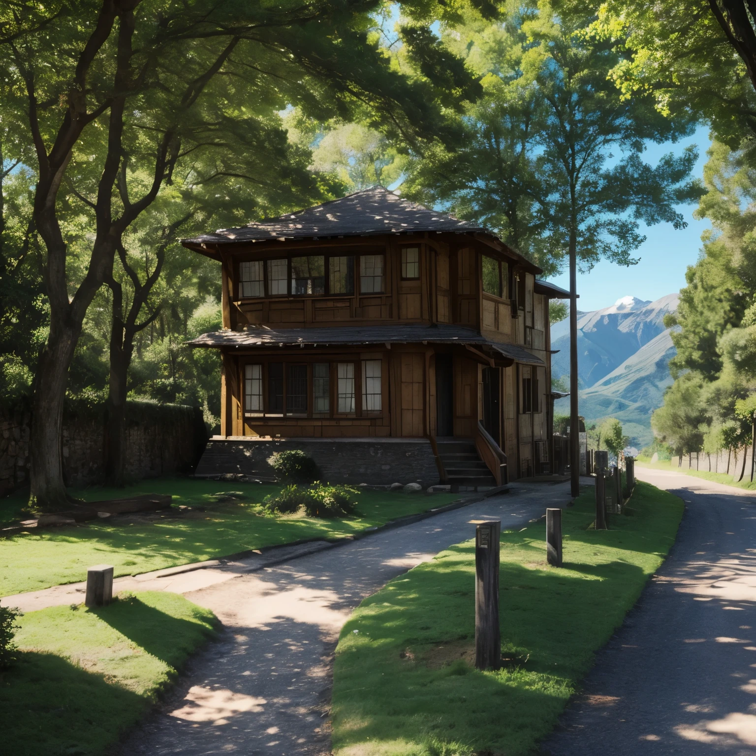 Crea la cara de john Lennon escondida en un paisaje 